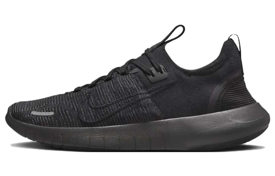 Nike Nike Free RN Fabric Slip Resistant Low top Casual Running Shoes Men's Black