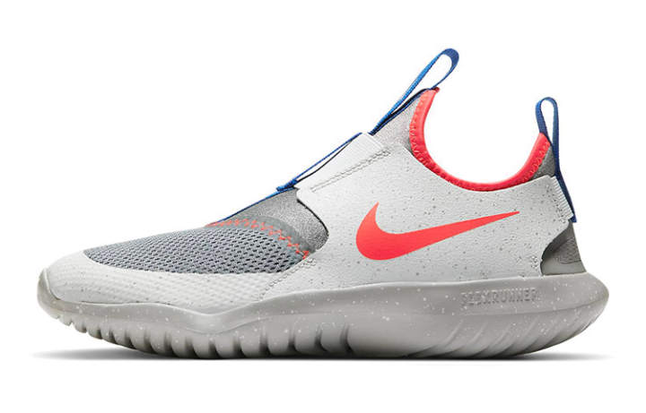 Nike Nike Flex Runner Se 'Particle Grey Bright Crimson' Gs