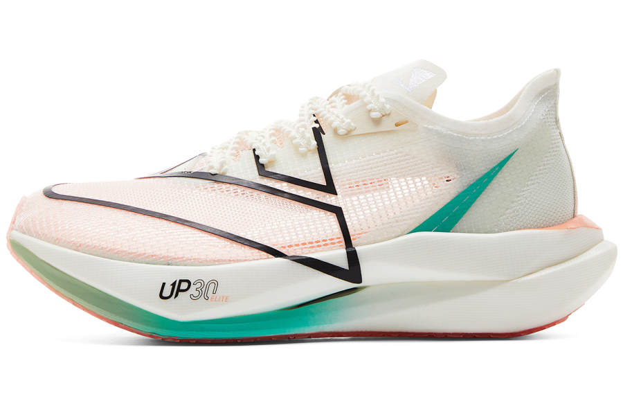 PEAK Taichi UP30 3.0ELITE Running Shoes Women's Low Top Super Light White Green