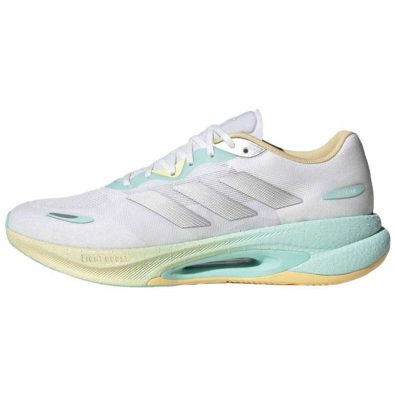 Adidas Adidas VELOSTAR Abrasion Resistant Abrasion Resistant Low top Running Shoes Women's White Yellow