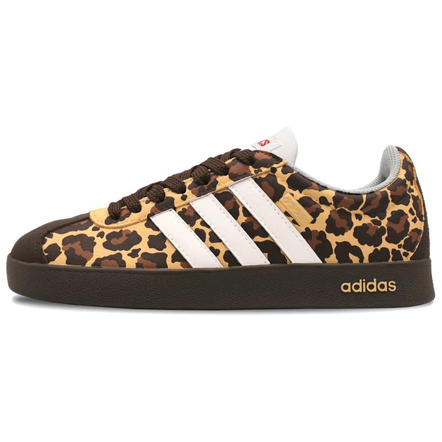 Adidas Adidas VL COURT 2.0 Golden Leopard Abrasion Resistant Abrasion Resistant Low top German Army Trainers Women's Brown