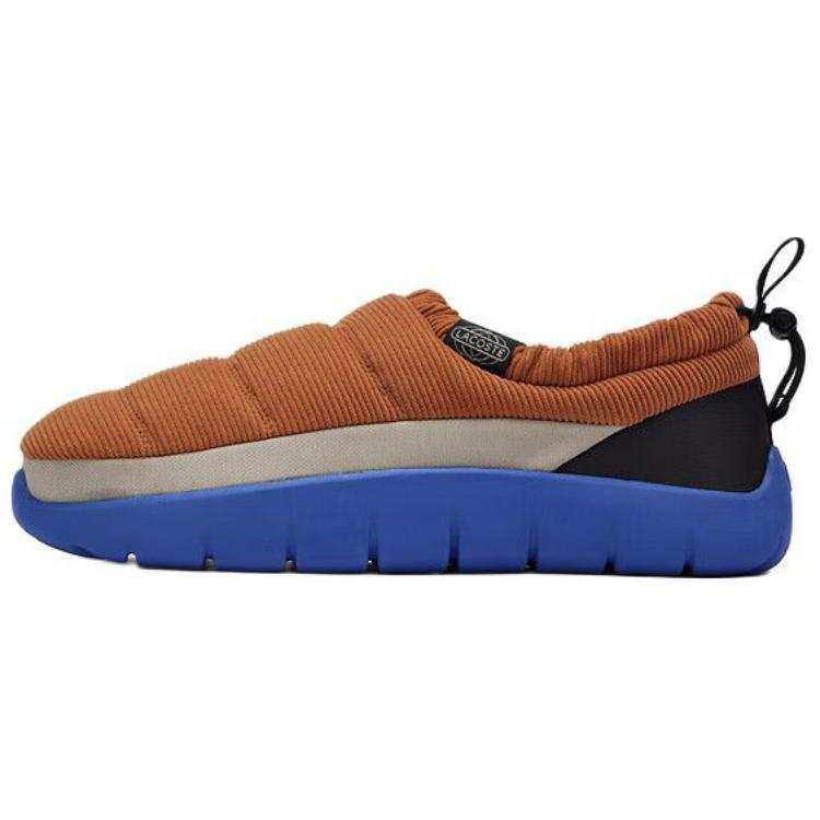 LACOSTE Abrasion Resistant Low top Casual Shoes Men's Brown