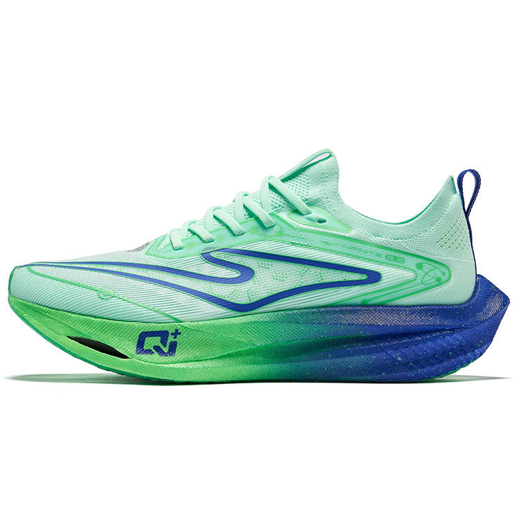 Erke Blue Environment 2.5 Cushioning Breathable Rebound Low top Running Shoes Men's Fluorescent Colorway