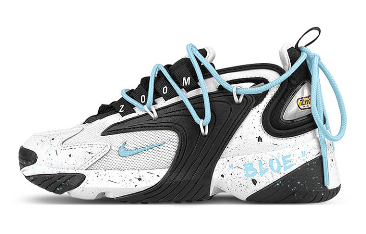 Nike Nike Zoom 2K Mesh, Leather Cushioning Slip Resistant Abrasion Resistant Breathable Low top Running Shoes Women's