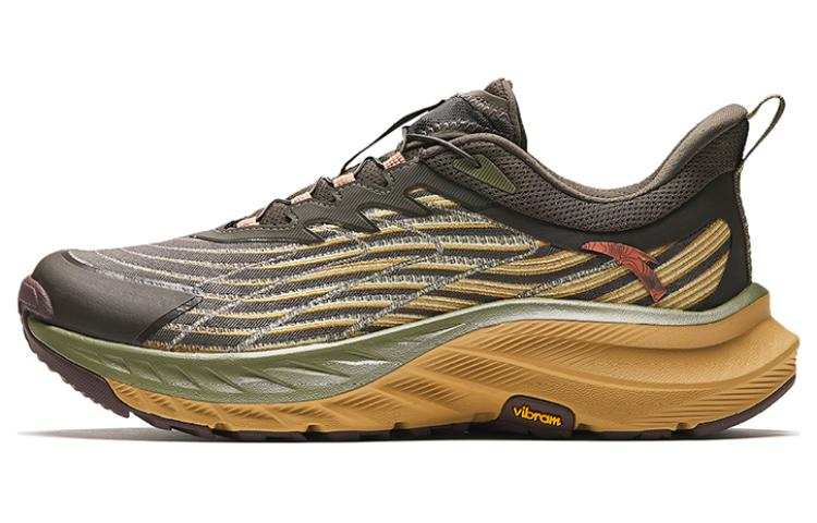 Anta Horizontal Cushioning, Wear Resistant Low top Running Shoes Men's Brown