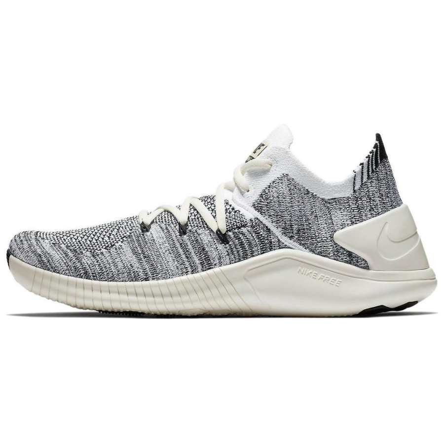 Nike Nike Free TR Abrasion Resistant Breathable Abrasion Resistant Breathable Low top Running Shoes Women's Gray White