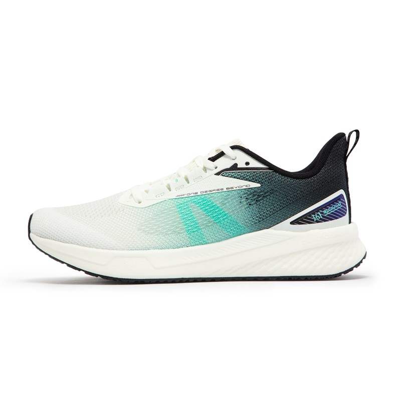 361° Cushioning Slip Resistant Lightweight Low top Casual Running Shoes Men's White Green