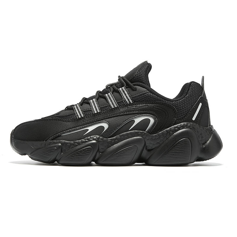 Erke Sweetheart 2.0 Running Shoes Men's Low Top Jet Black