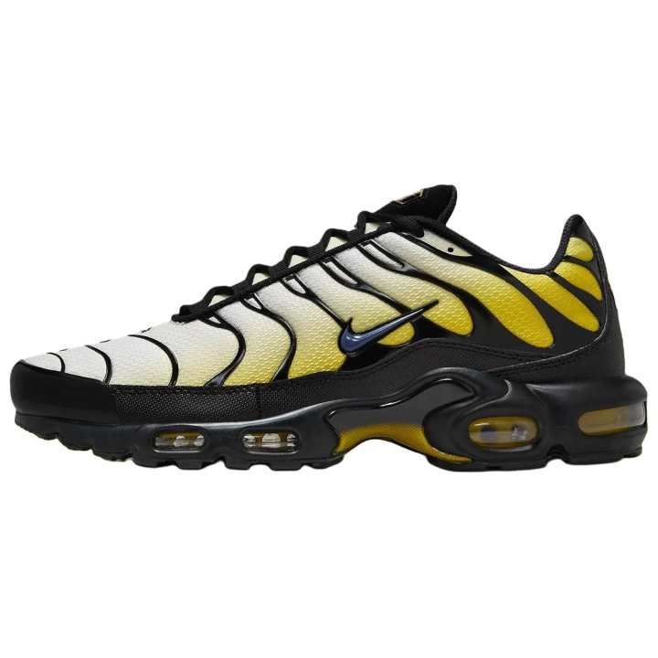 Nike Nike Air Max Plus Low top Casual Running Shoes Men's Black Yellow