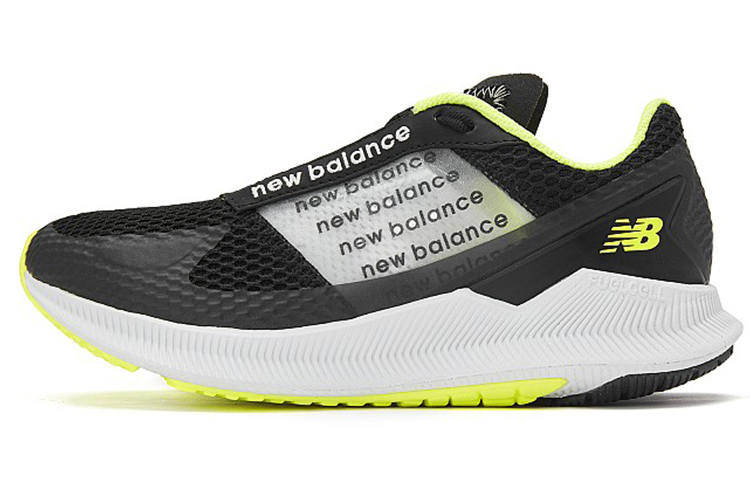 New Balance New Balance NB FuelCell Flite Comfortable Textile, Synthetic Leather Low top Training Running Shoes Women's Black White