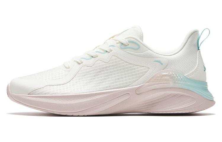 Anta City Slip Resistant Abrasion Resistant Low top Running Shoes Women's White Blue