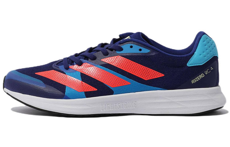 Adidas Adidas Adizero RC 4 Textile, Artificial Leather Abrasion Resistant Breathable Low top Casual Training Running Shoes