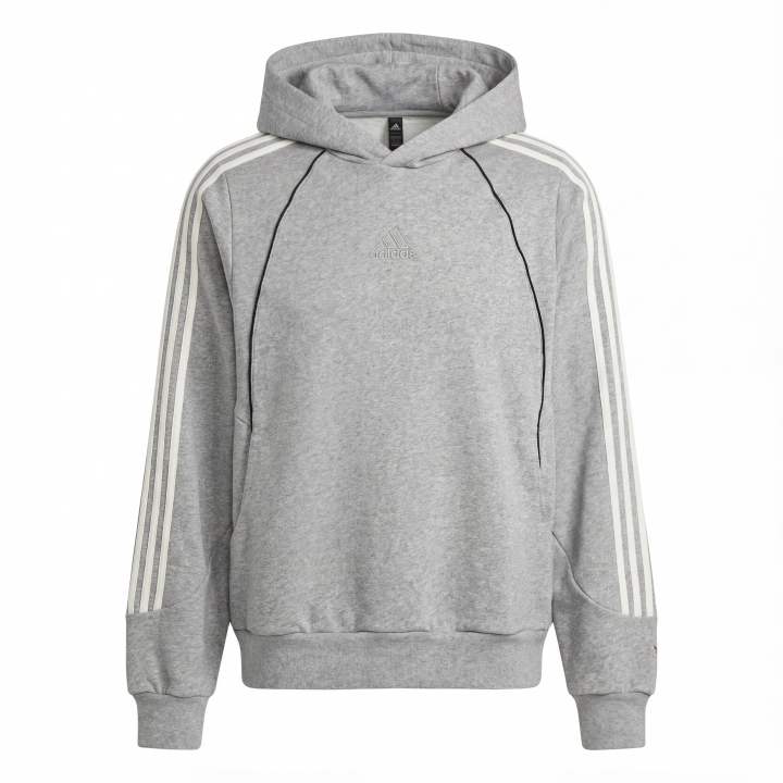 Adidas Adidas Sweatshirts Unisex Medium Heather Gray Hooded Moderate Regular