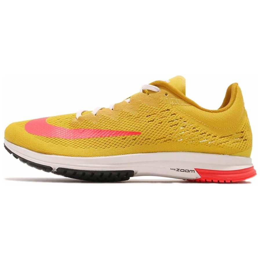 Nike Nike Zoom Streak LT 4 Slip Resistant Abrasion Resistant Low top Marathon Running Shoes Men's Orange Yellow