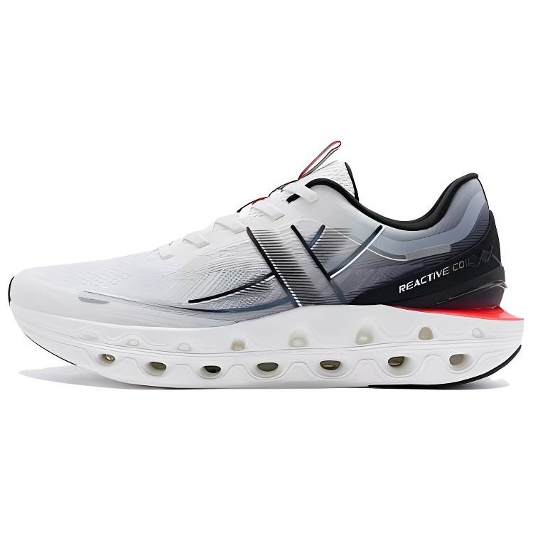XTEP Abrasion Resistant Breathable Low top Casual Running Shoes Men's White Black