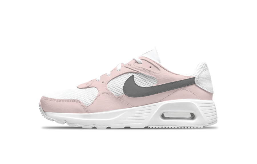 Nike Nike Air Max SC Slip Resistant, Abrasion Resistant, Breathable Low top Running Shoes Women's White Pink