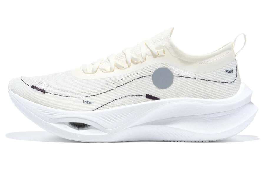 Li-Ning Soulland x Li Ning Feidian 3 Ultra Cushioning Slip Resistant Low top Running Shoes Unisex White