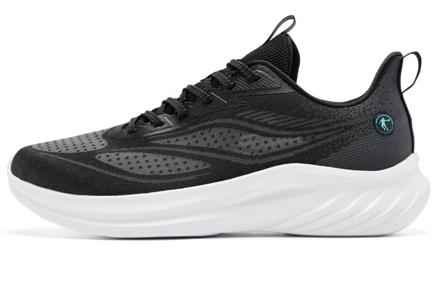 QIAODAN Light Speed 5.0LITE Low top Casual Training Running Shoes Men's Black