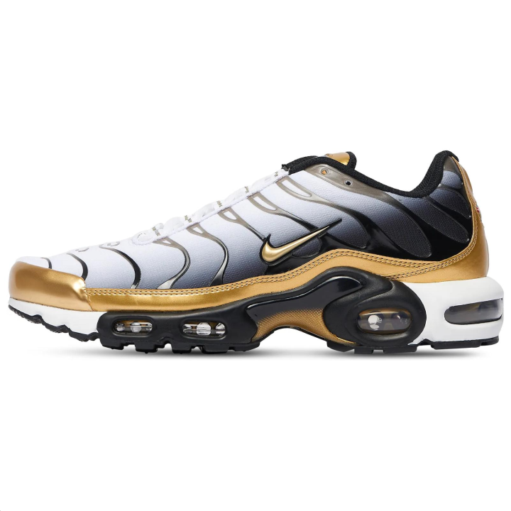 Nike Nike Air Max Plus Low top Running Shoes Men's White Black Gold