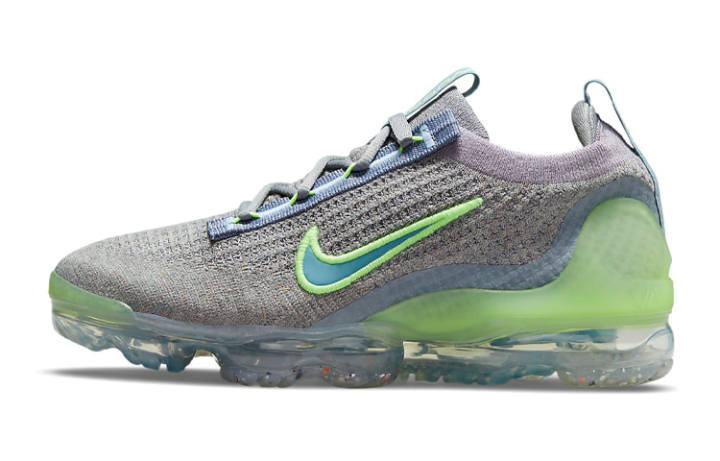Nike Nike Air VaporMax 2021 Flyknit 'Grey Light Liquid Lime' Gs