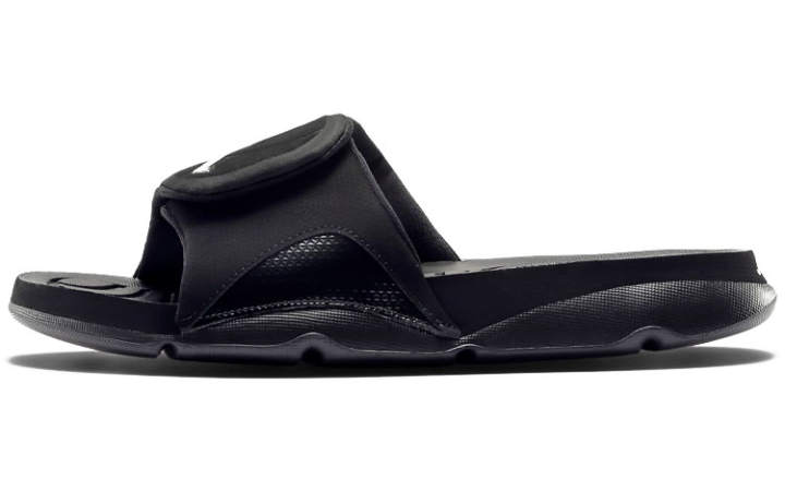 Jordan Air Jordan Hydro 4 Lightweight Sports Slippers Black
