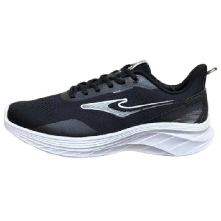 Erke Cushioning, Wear Resistant Low top Running Shoes Men's Jet Black