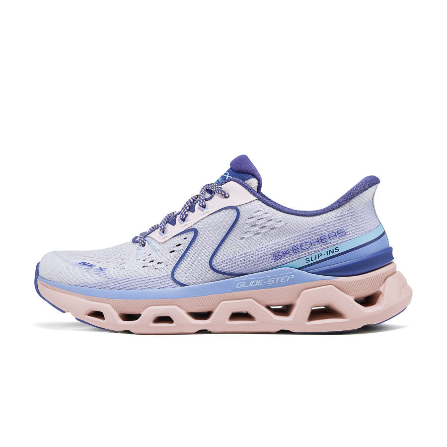 Skechers SPORT WOMENS Low top Casual Shoes Women's Pink Blue