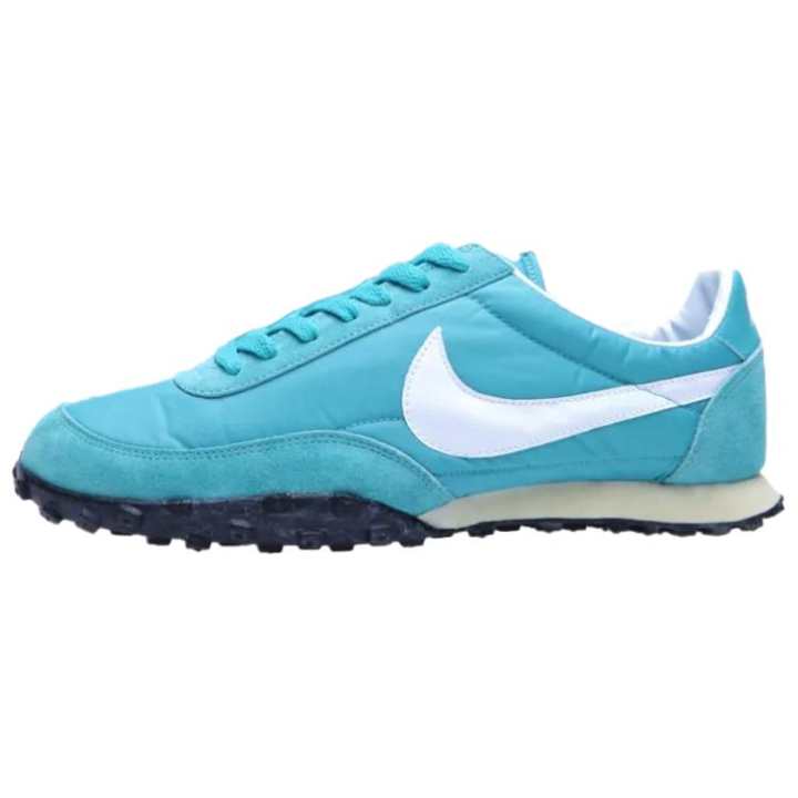 Nike Nike Waffle Racer Slip Resistant Abrasion Resistant Low top Running Shoes Men's Blue White