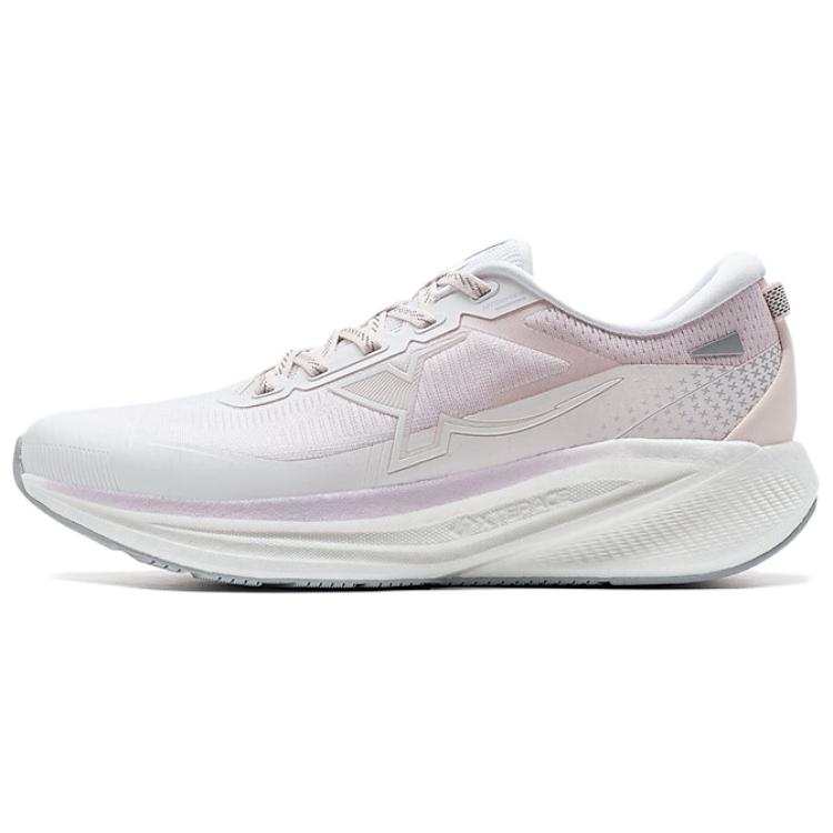 XTEP Cushioning Slip Resistant Abrasion Resistant Low top Running Shoes Women's White Pink