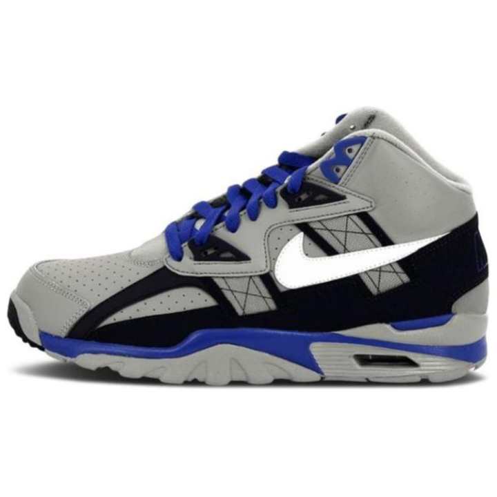 Nike Nike Air Trainer SC Cushioning Slip Resistant Abrasion Resistant High top Running Shoes Men's Gray Blue