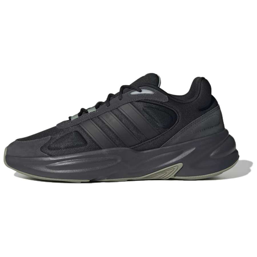 Adidas Adidas Slip Resistant Abrasion Resistant Low top Casual Running Shoes Men's Black