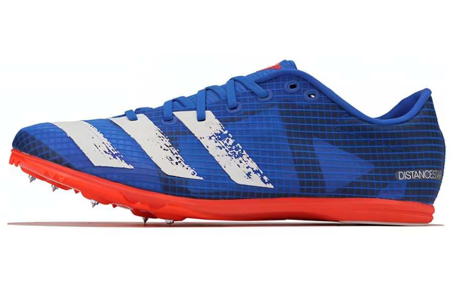 Adidas Adidas Distancestar Fashion Abrasion Resistant Breathable Low top Running Shoes Unisex Blue