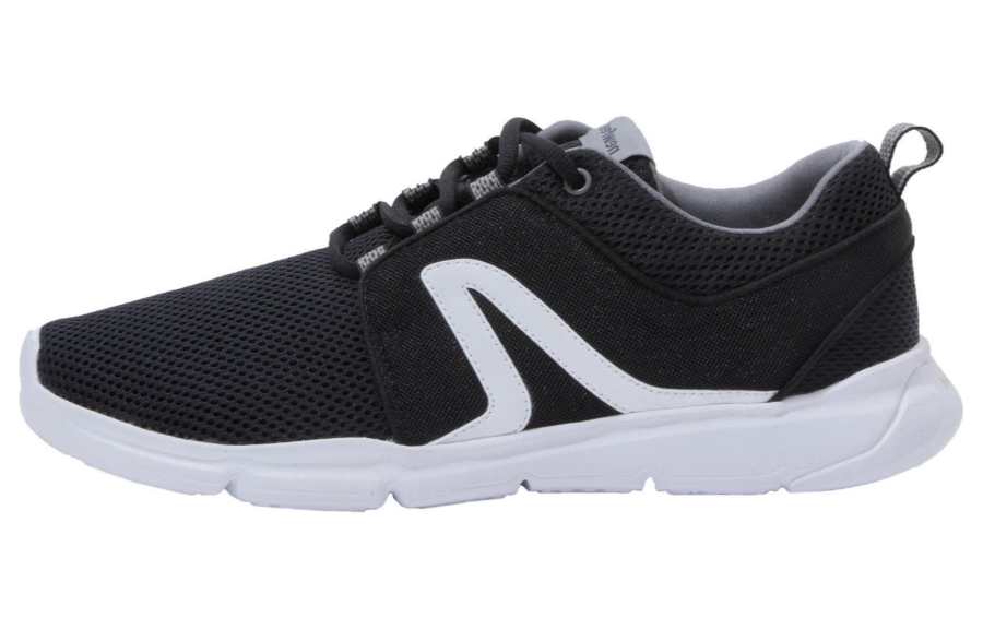 DECATHLON Cushioning Abrasion Resistant Cushioning, Wear Resistant Low top Running Shoes Women's Black White