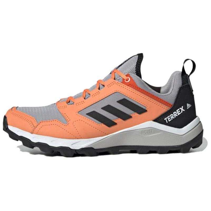 Adidas Adidas Terrex Agravic Abrasion Resistant Mesh Breathable Low top Running Shoes Women's Black Orange Gray