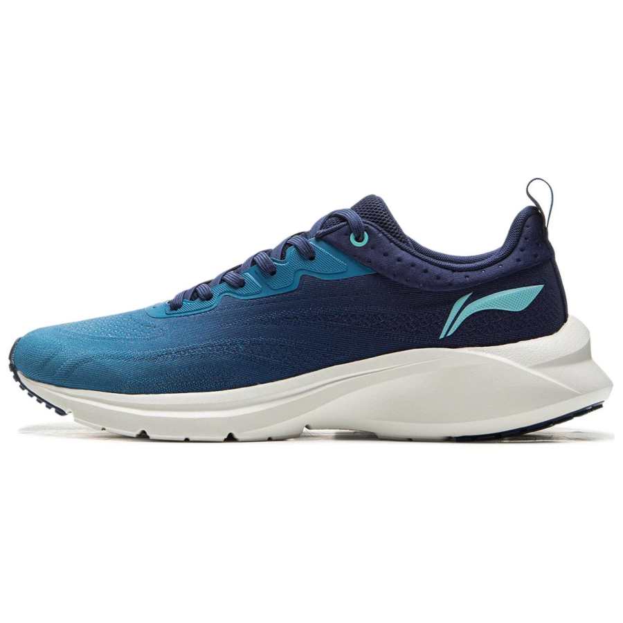 Li-Ning Li Ning YunQue Fabric Abrasion Resistant Low top Running Shoes Men's Blue