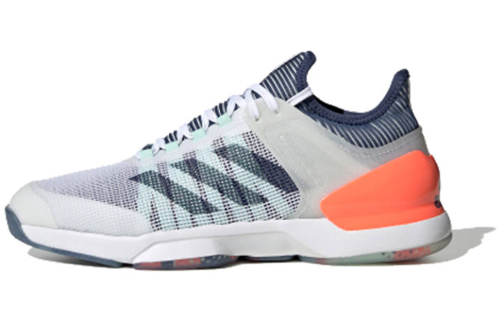 Adidas Adidas Adizero Ubersonic 2.0 'White Tech Indigo Coral'
