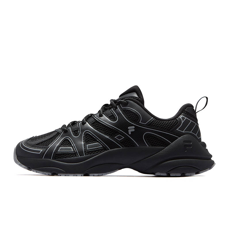 FILA FUSION PATH Track Shoes Low top Chunky Sneakers Men's Gray Fish Black