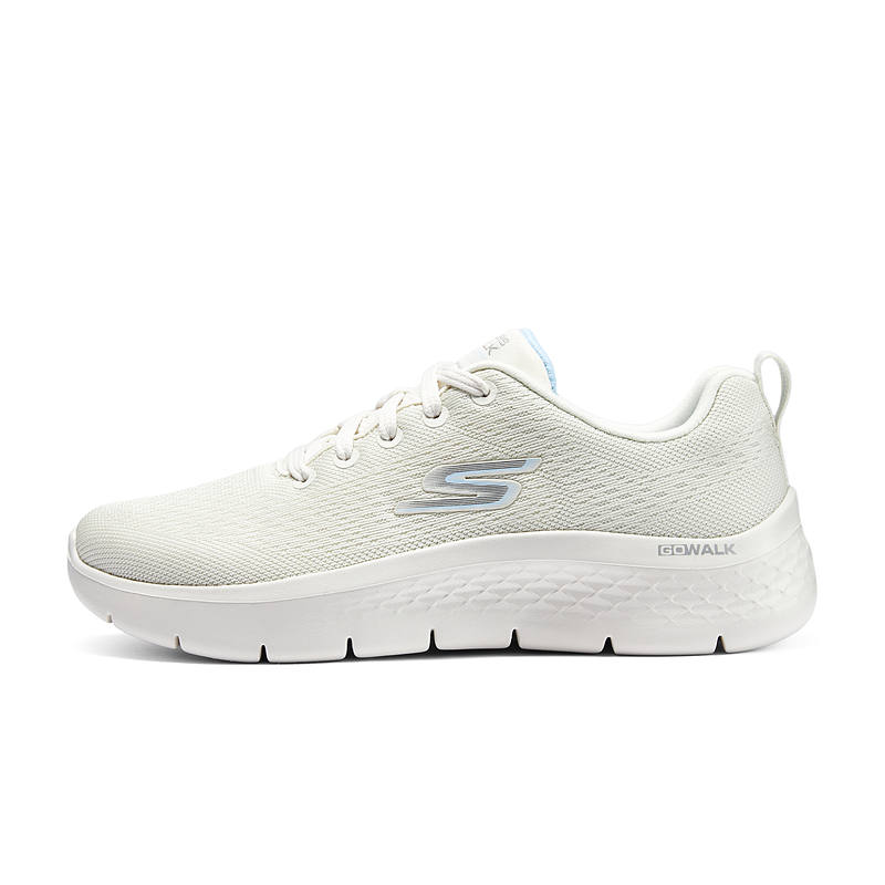 Skechers Cushioning Abrasion Resistant Cushioning, Wear Resistant Low top Casual Running Shoes Women's Light Blue
