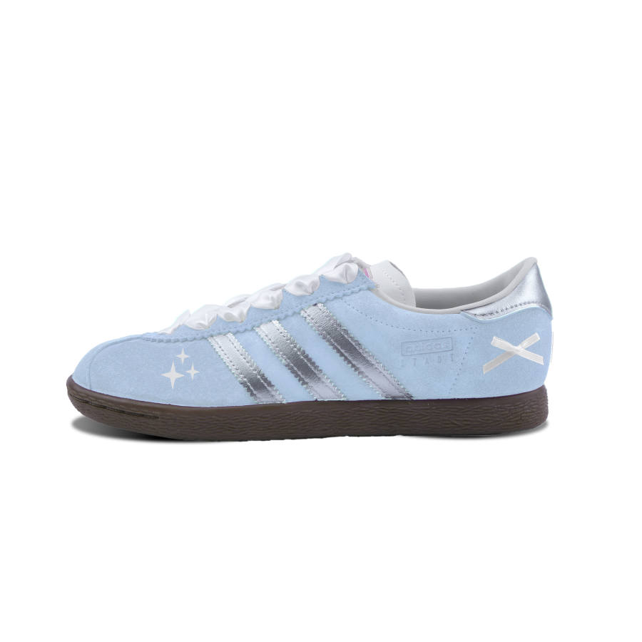 Adidas Originals Stadt Abrasion Resistant Low top German Army Trainers Women's Blue