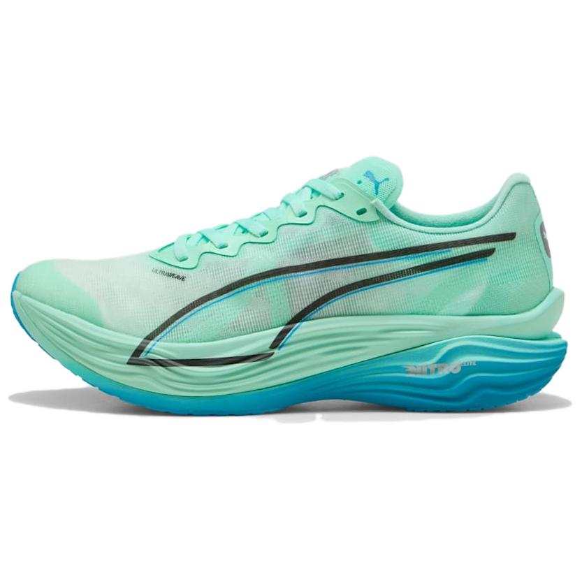 PUMA Deviate NITRO Elite 3 Abrasion Resistant Abrasion Resistant Low top Running Shoes Men's Green