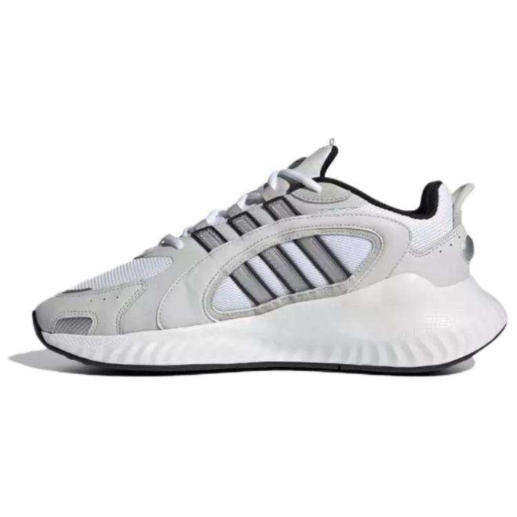 Adidas Adidas Hi Tail 2.0 Non slip Lightweight Mid top Casual Running Shoes Unisex White Gray