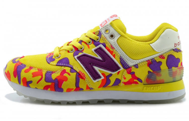 New Balance New Balance 574 Series Low Top Yellow Women's