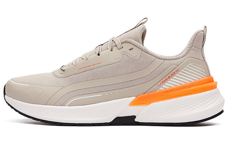 361° Rain Screen Cushioning Low top Running Shoes Men's Light Bone Water repellent
