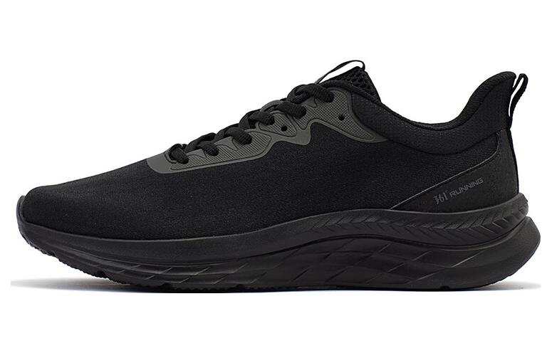 361° Cushioning Slip Resistant Abrasion Resistant Low top Running Shoes Men's Black