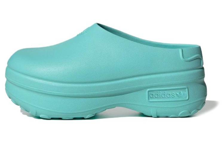 Adidas Originals AdiFOM Stan Smith Mule Composite Sole Closed Toe Slippers Women's Cyan