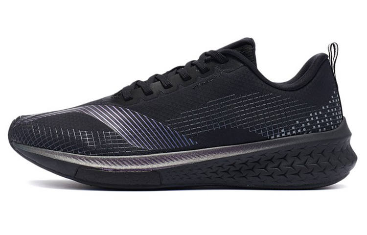 Li-Ning Li Ning Red Hare 5 Pro Reflective Cushioning Slip Resistant Cushioning Slip Resistant Low top Running Shoes Men's Black