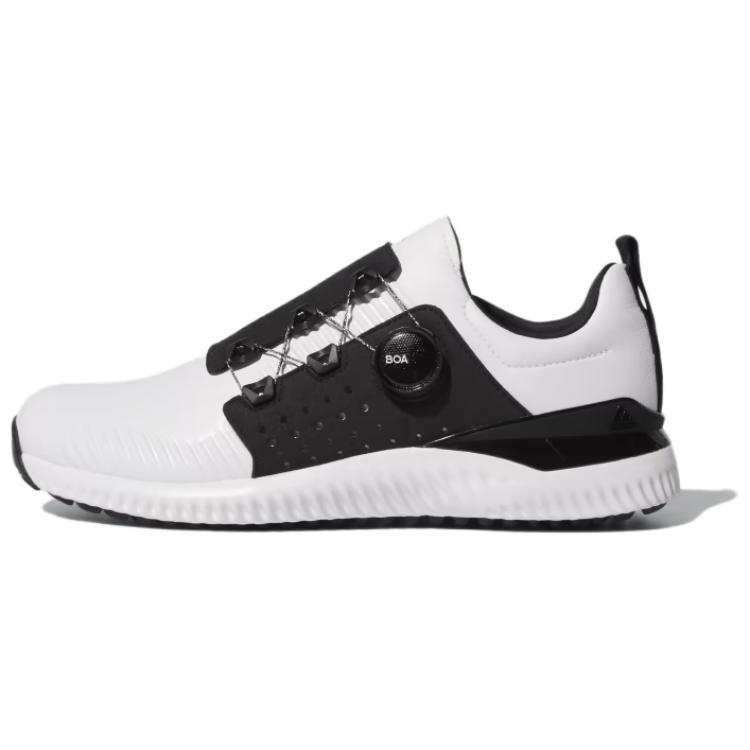Adidas Adidas Adicross Wear resistant And Waterproof Low top Golf Shoes Men's White Black