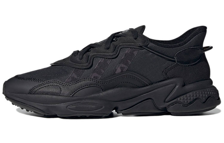 Adidas Originals Ozweego Abrasion Resistant Breathable Abrasion Resistant Breathable Low top Running Shoes Unisex Black