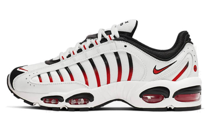 Nike Nike Air Max Tailwind Cushioning Support Cushioning Support Low top Casual Running Shoes Men's Black Red Gradient