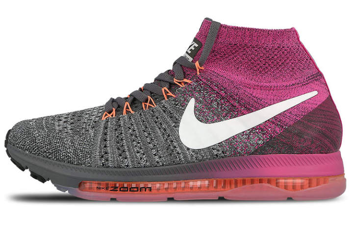Nike Nike Zoom All Out Flyknit 'Grey Pink' Women's